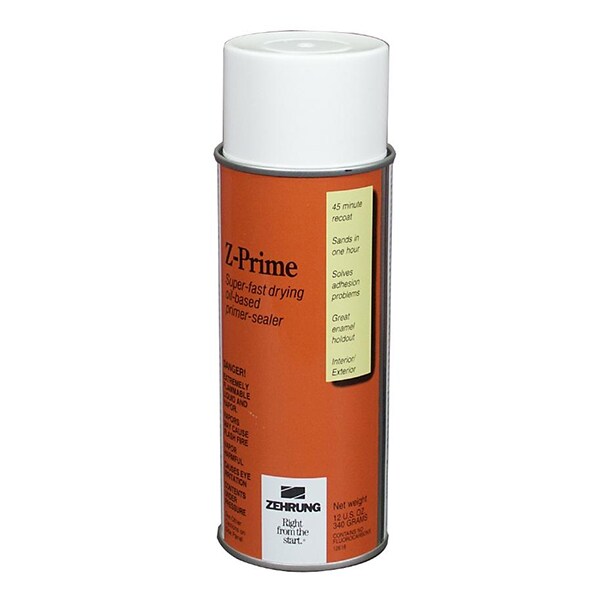 Zinsser 12 Oz White Zehrung, ZPrime OilBased Fast Drying Primer